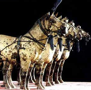 bronze-horses